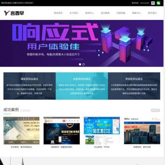 重庆网站建设_响应式设计-言西早网络优化推广